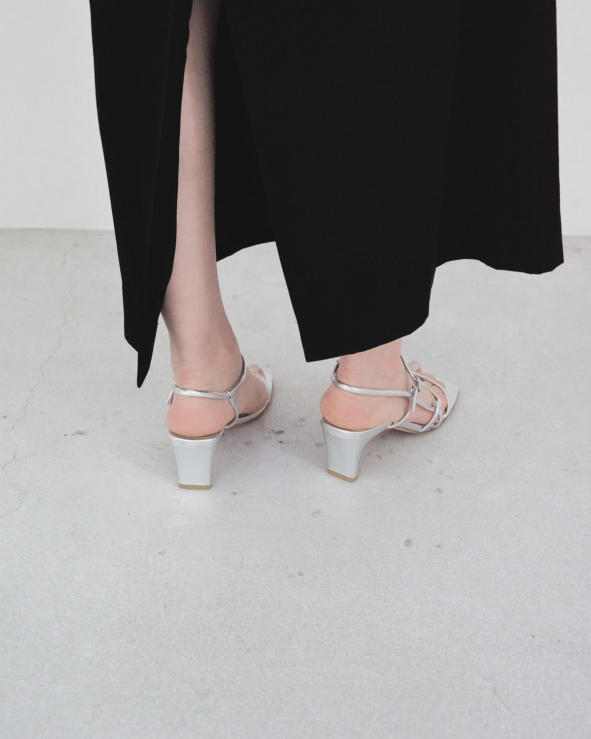 Narrow-Strap Sandals