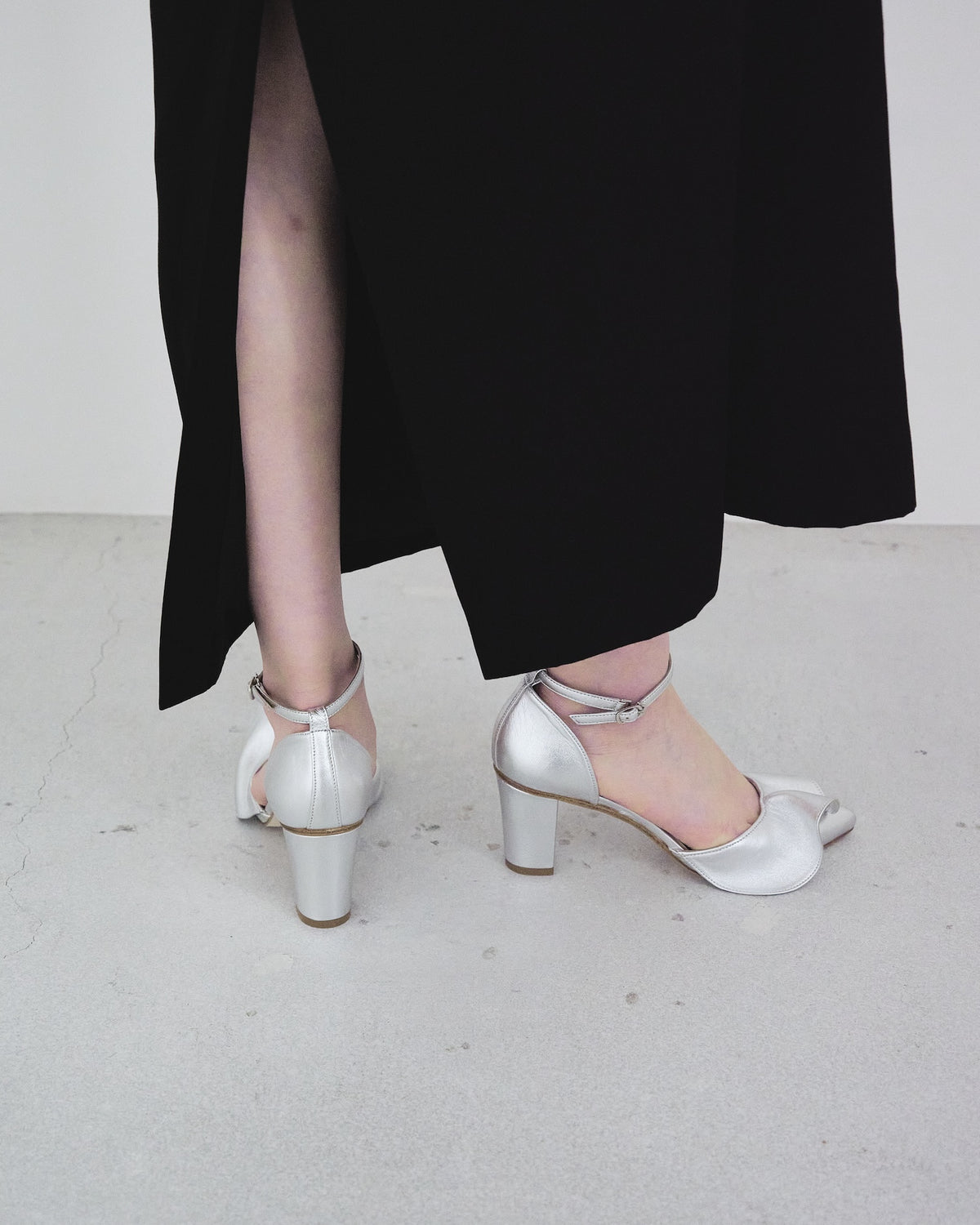 Ruffle Pointed-Toe Pumps