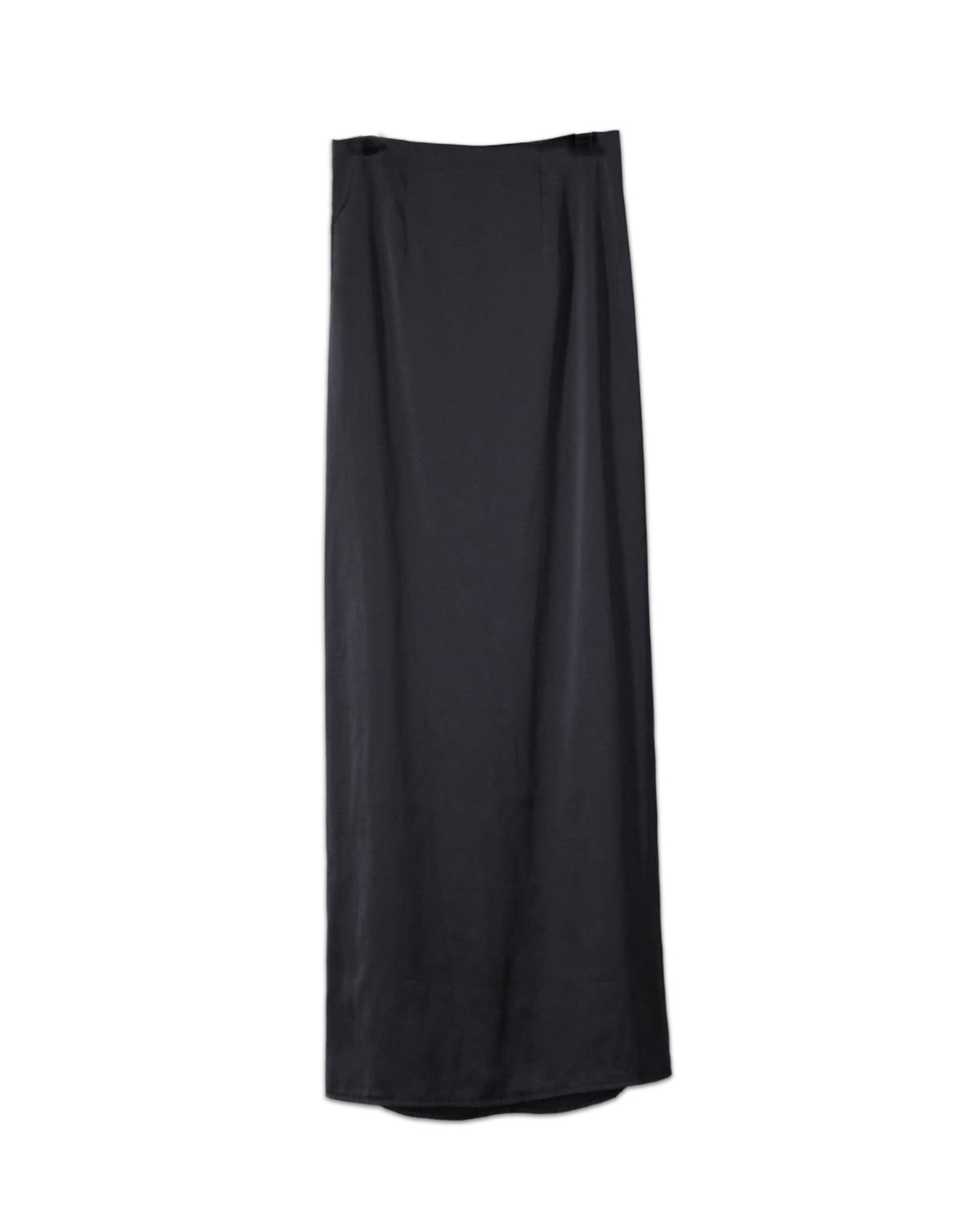 Satin Straight Maxi Skirt