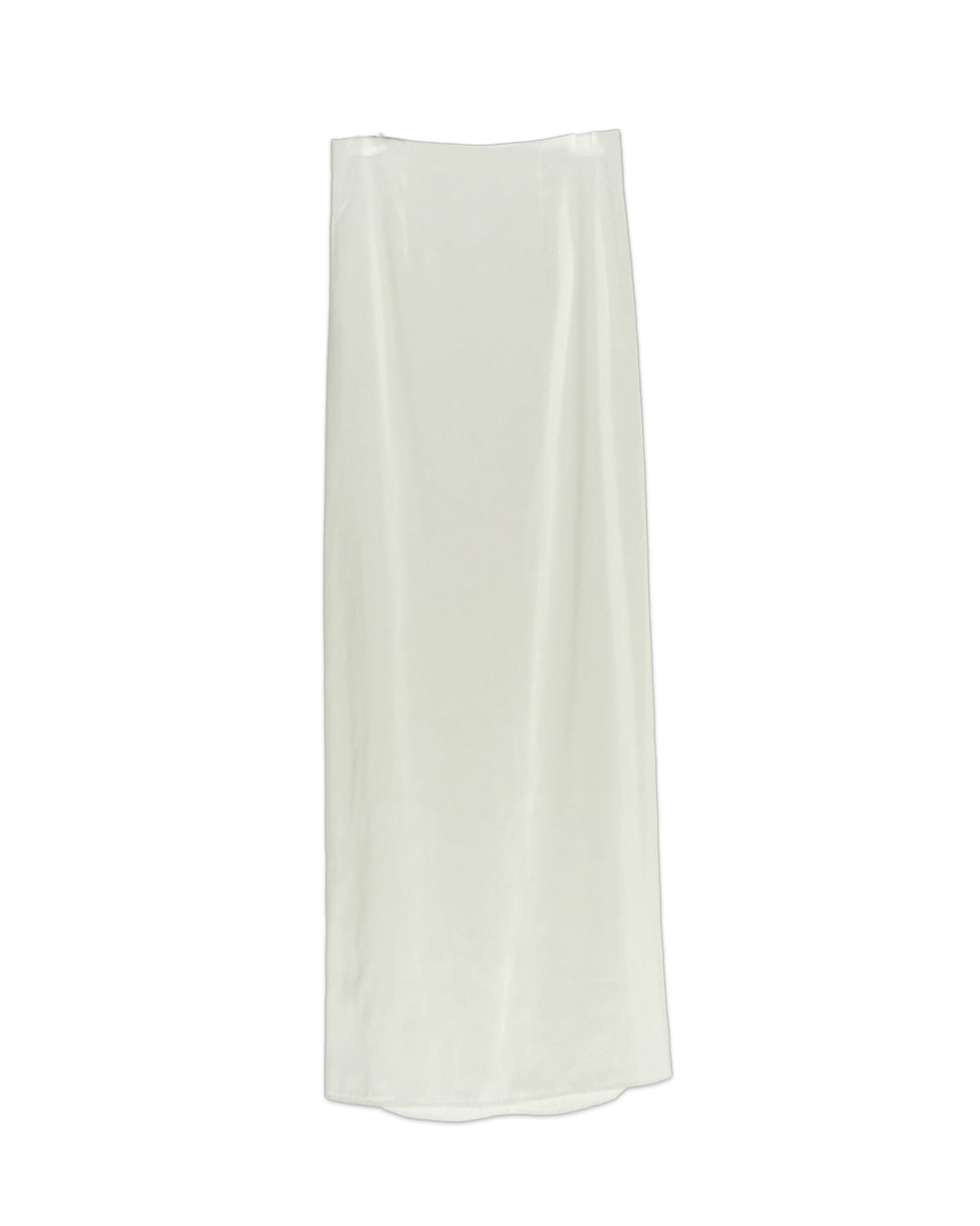 Satin Straight Maxi Skirt