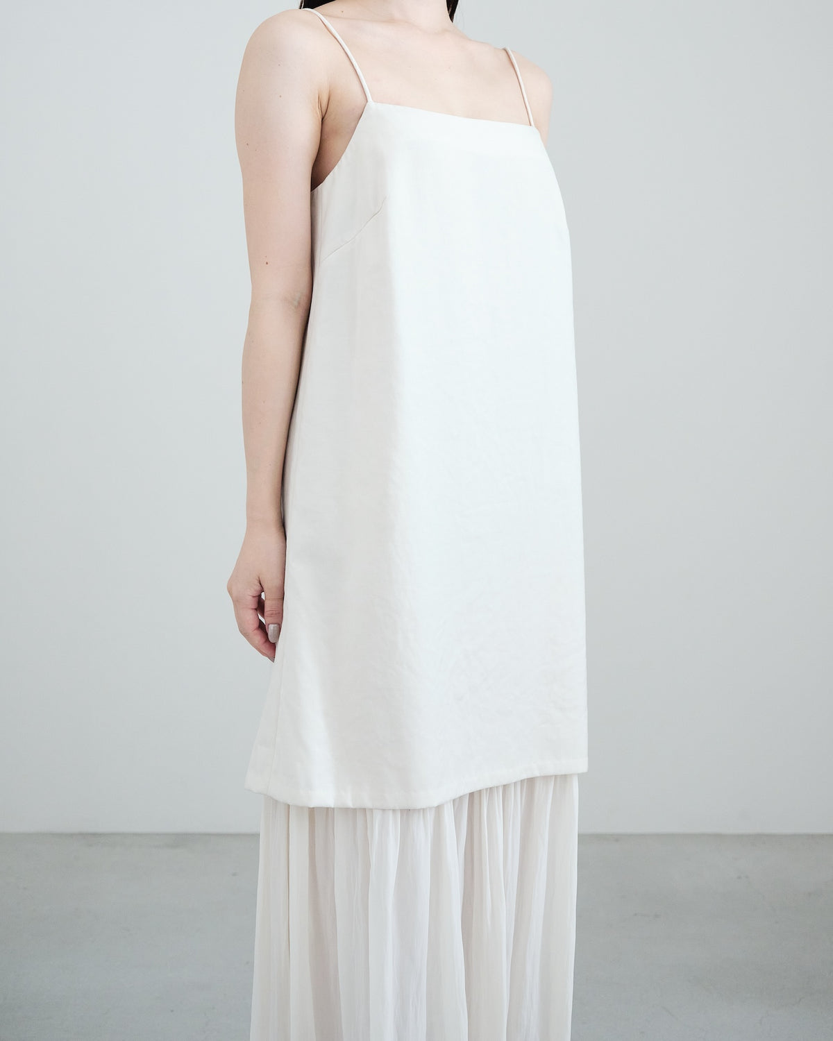 Semi-Sheer Layered Gown