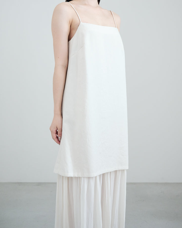 Semi-Sheer Layered Gown
