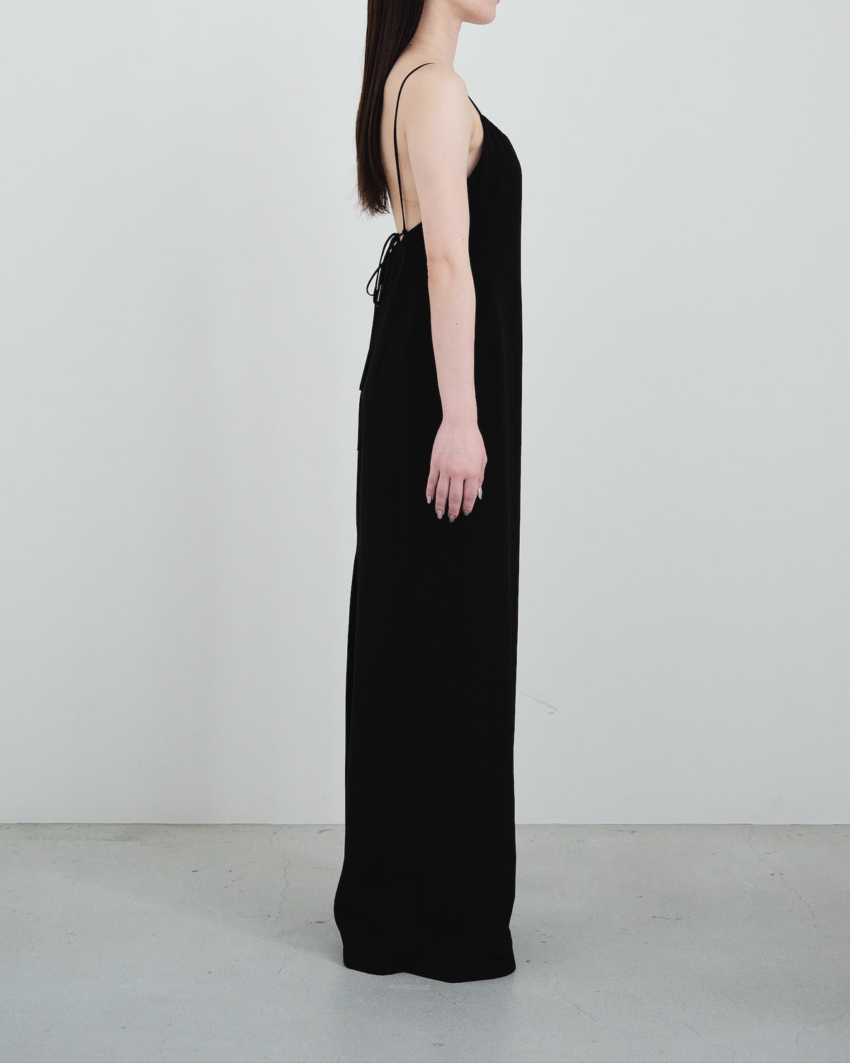 Satin Back-String Gown