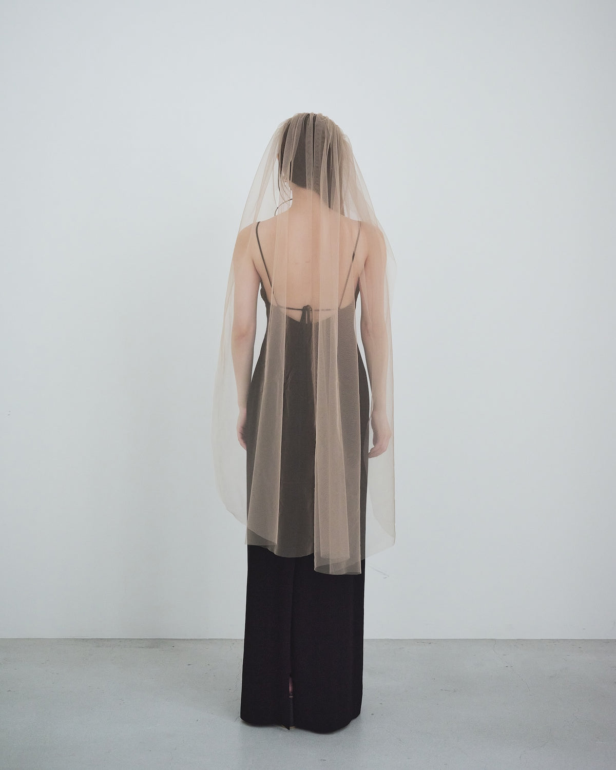 Tulle Back-Gathered Veil