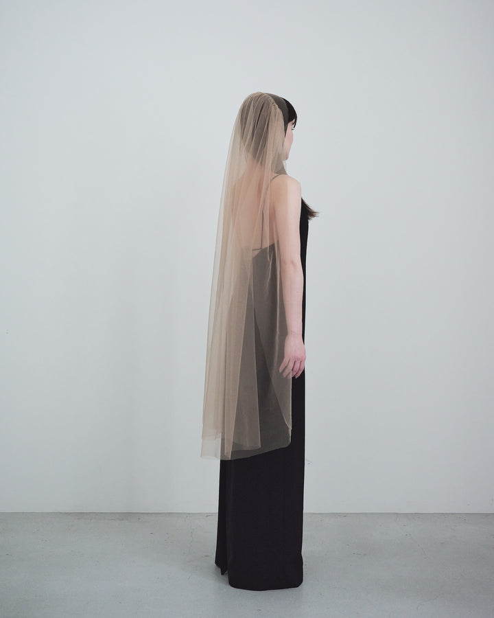 Tulle Back-Gathered Veil
