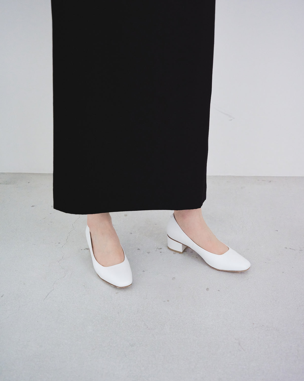 Semi-Square-Toe Pumps
