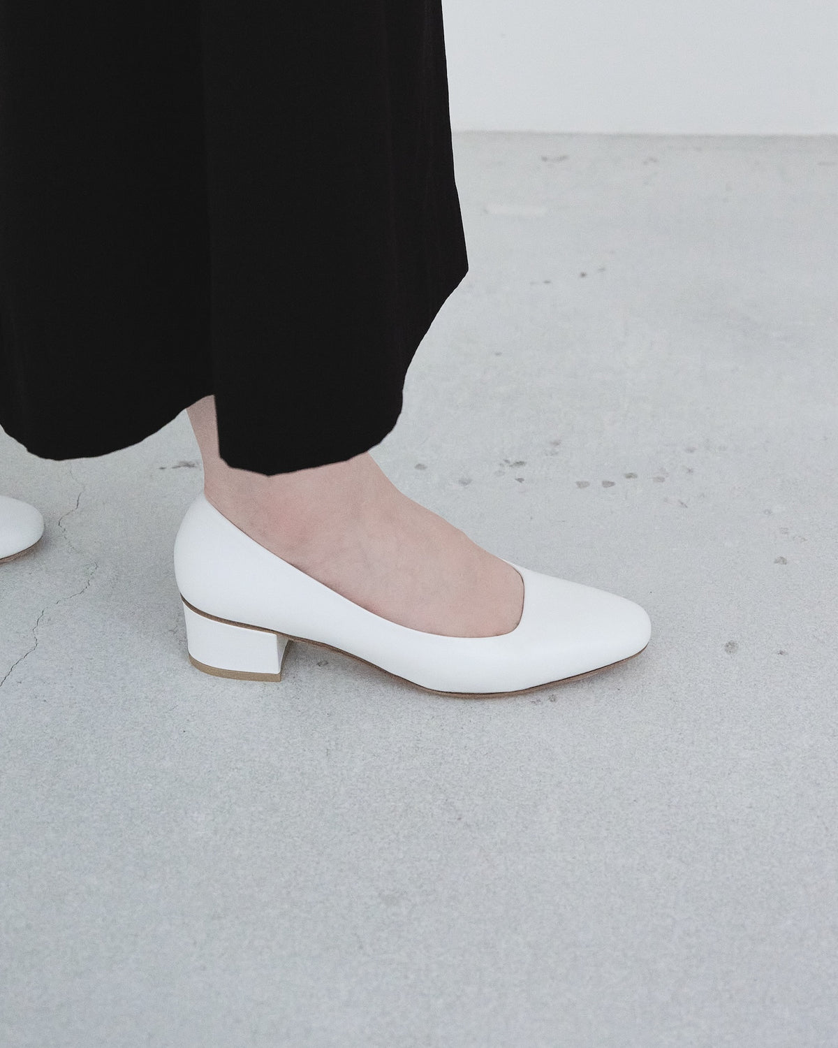 Semi-Square-Toe Pumps