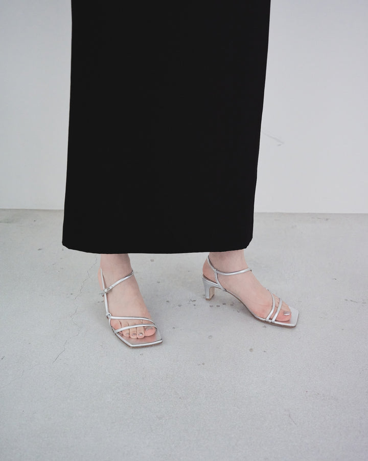 Narrow-Strap Sandals