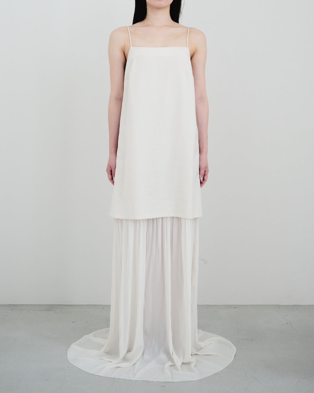 Semi-Sheer Layered Gown