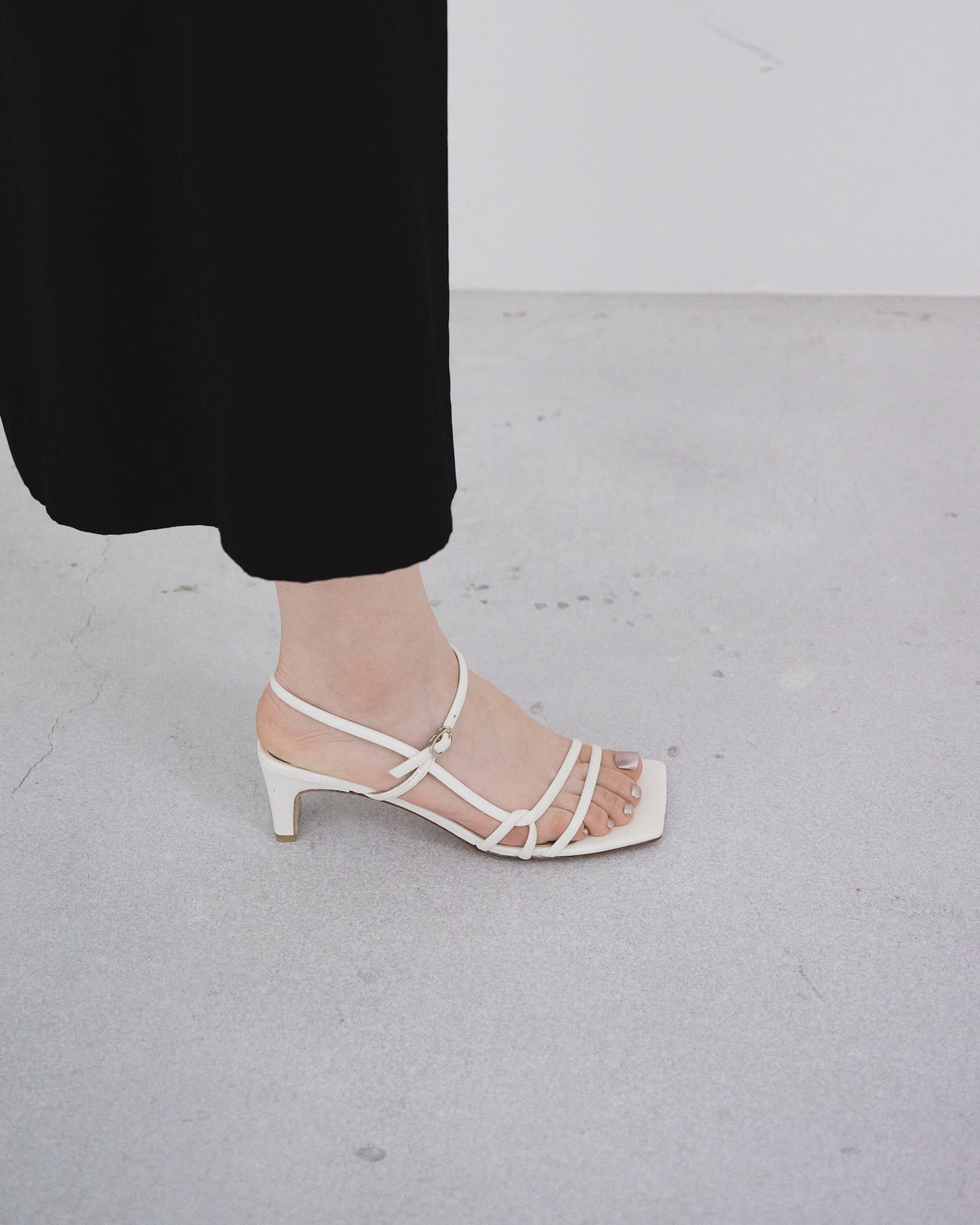 Narrow-Strap Sandals