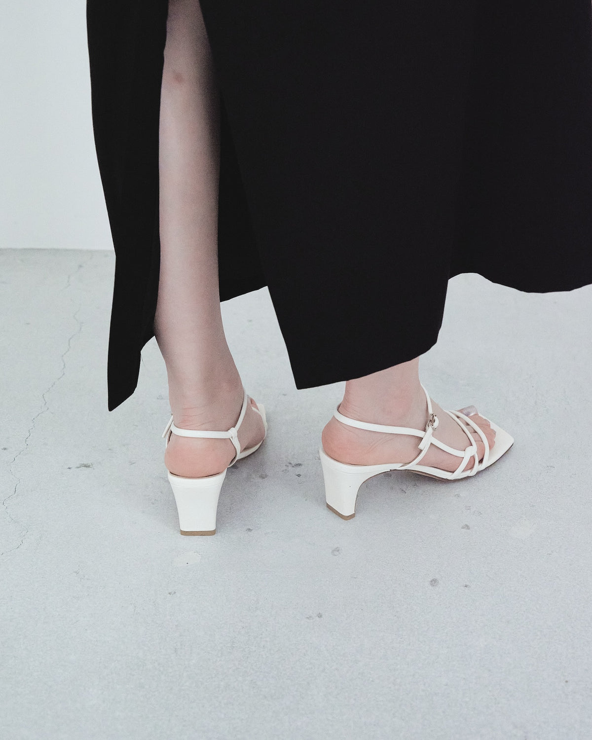 Narrow-Strap Sandals