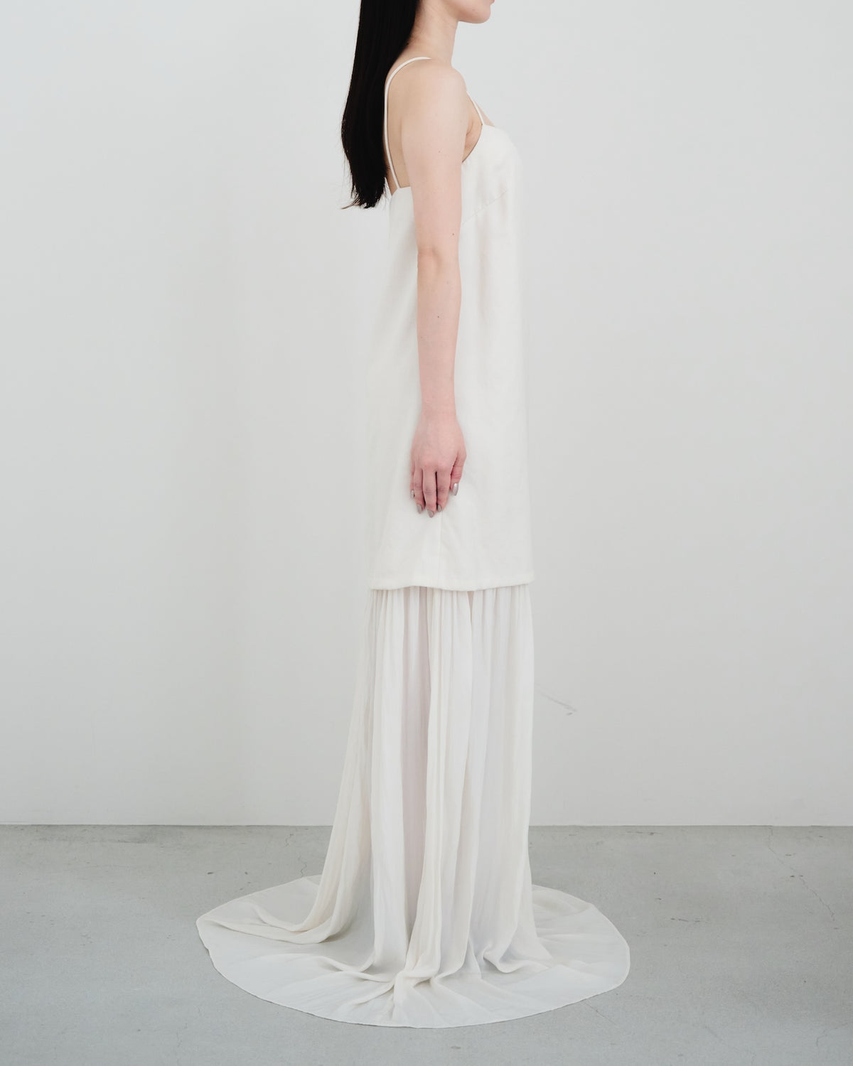Semi-Sheer Layered Gown