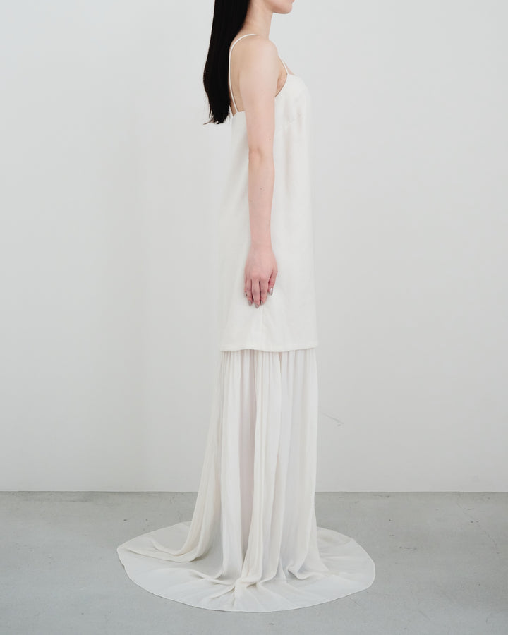 Semi-Sheer Layered Gown