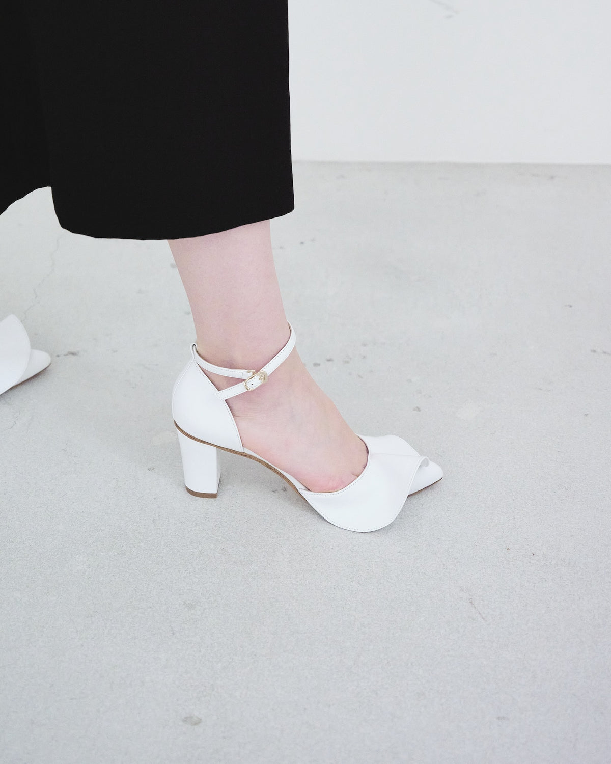 Ruffle Pointed-Toe Pumps
