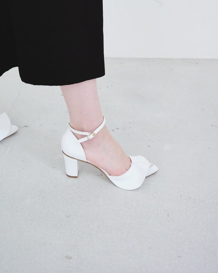 Ruffle Pointed-Toe Pumps