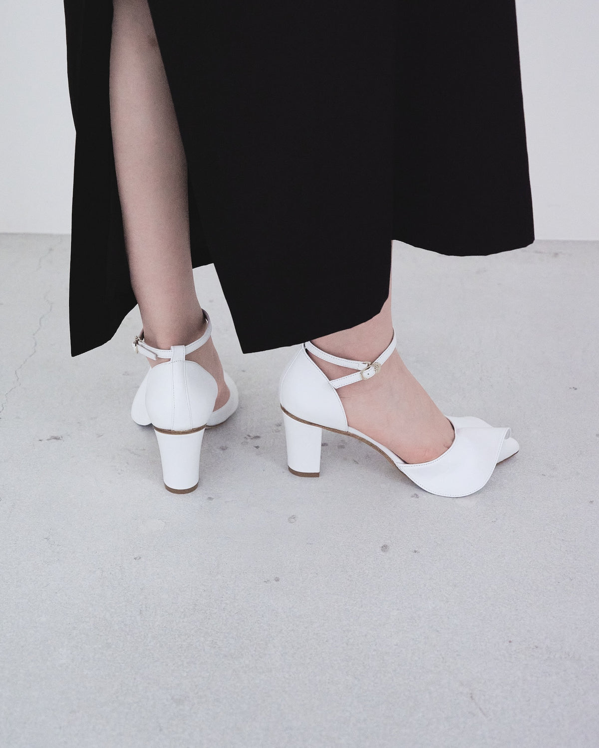 Ruffle Pointed-Toe Pumps