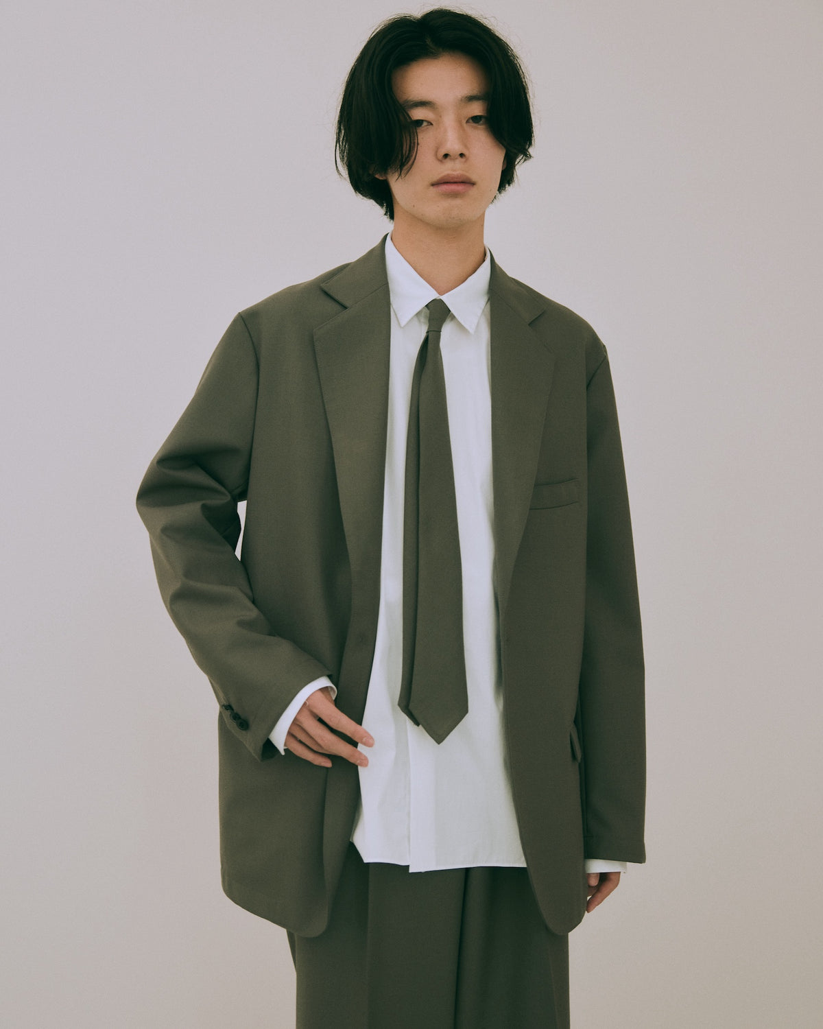 High-Twist Bishu Wool Tie