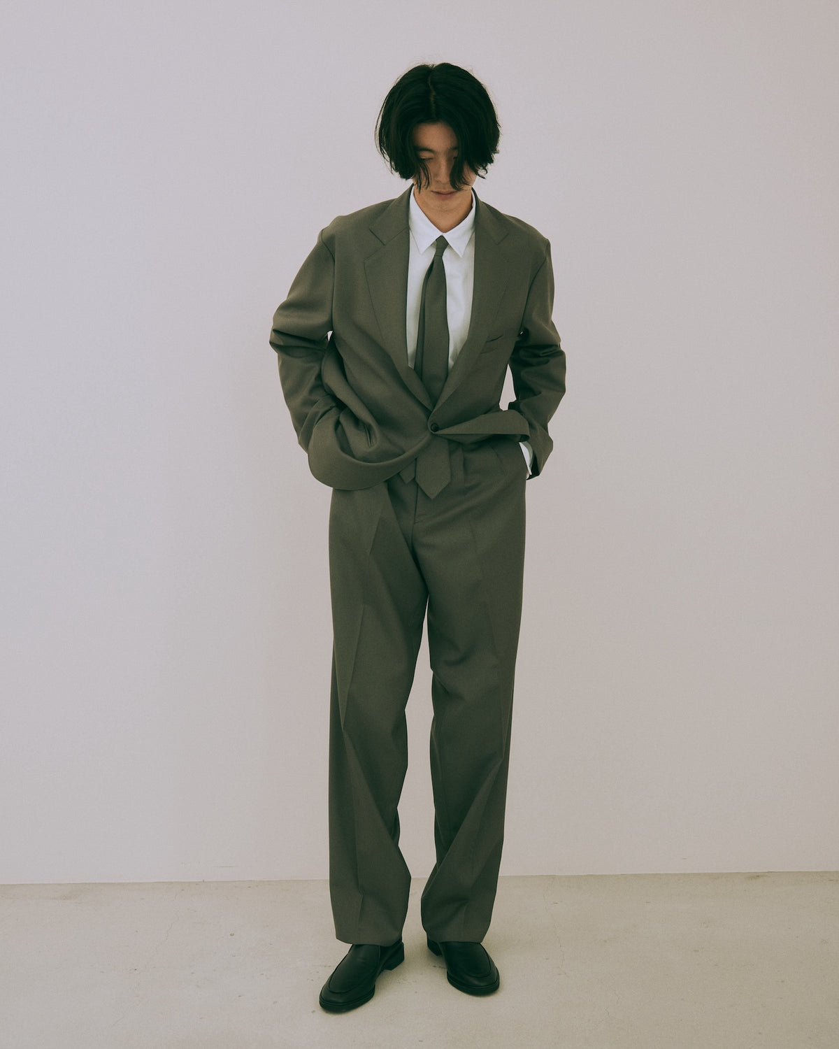High-Twist Bishu Wool Tie