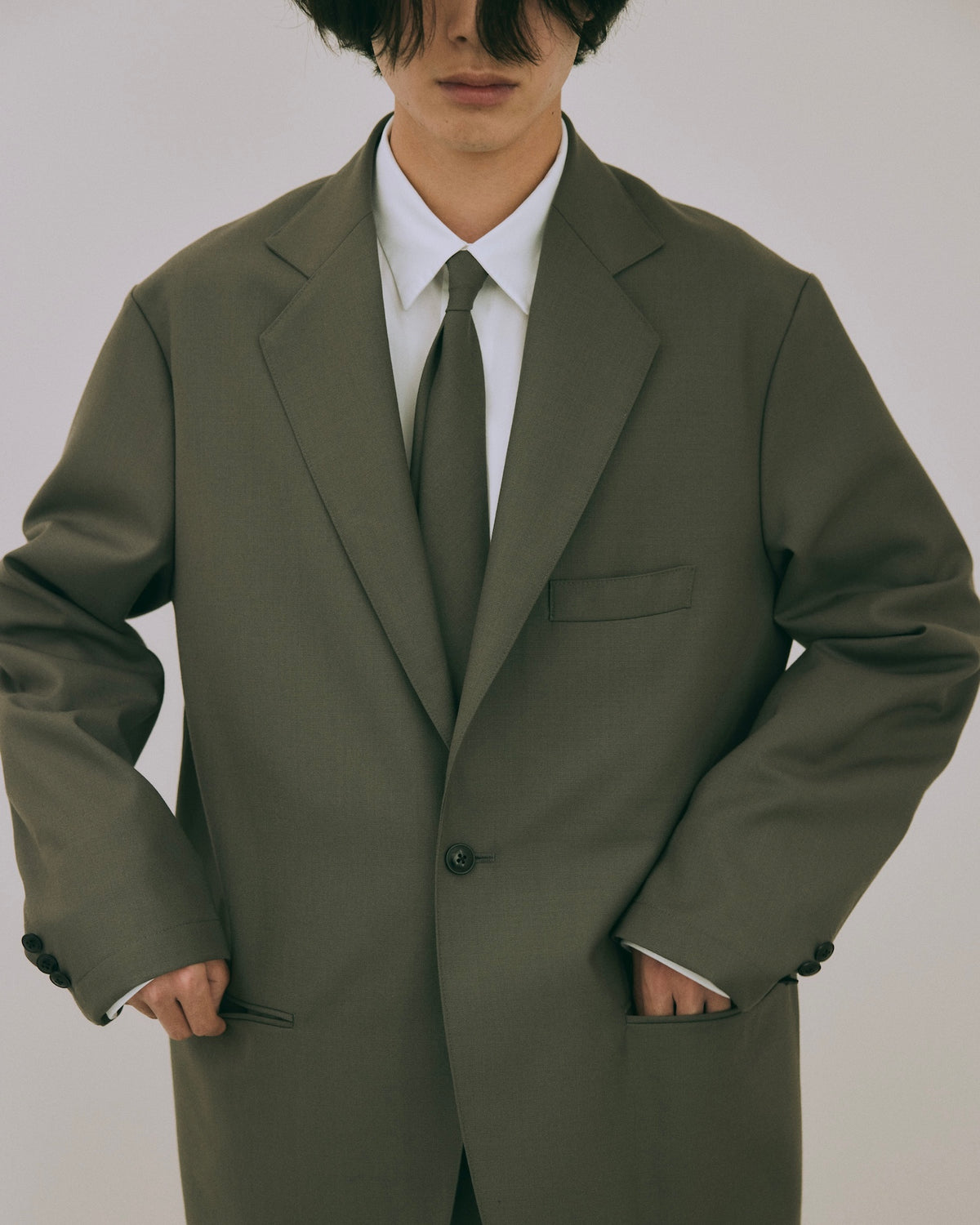High-Twist Bishu Wool Tie