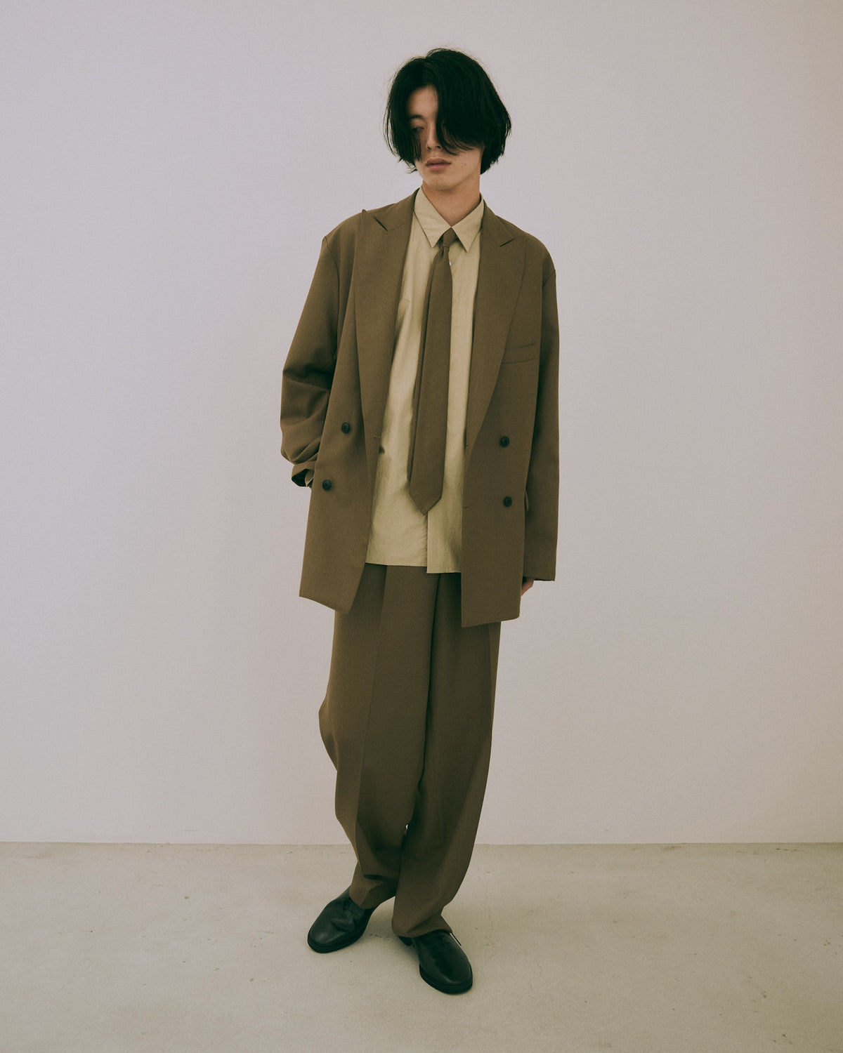 High-Twist Bishu Wool Tie