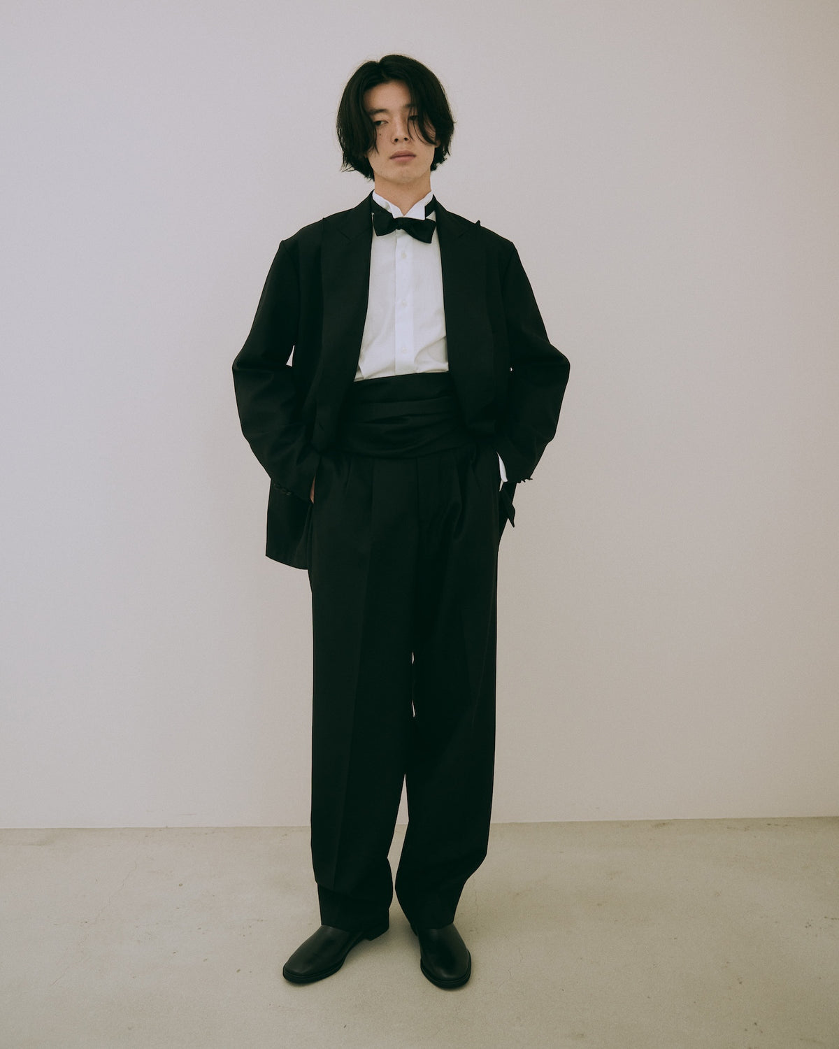 High-Twist Bishu Wool Cummerbund