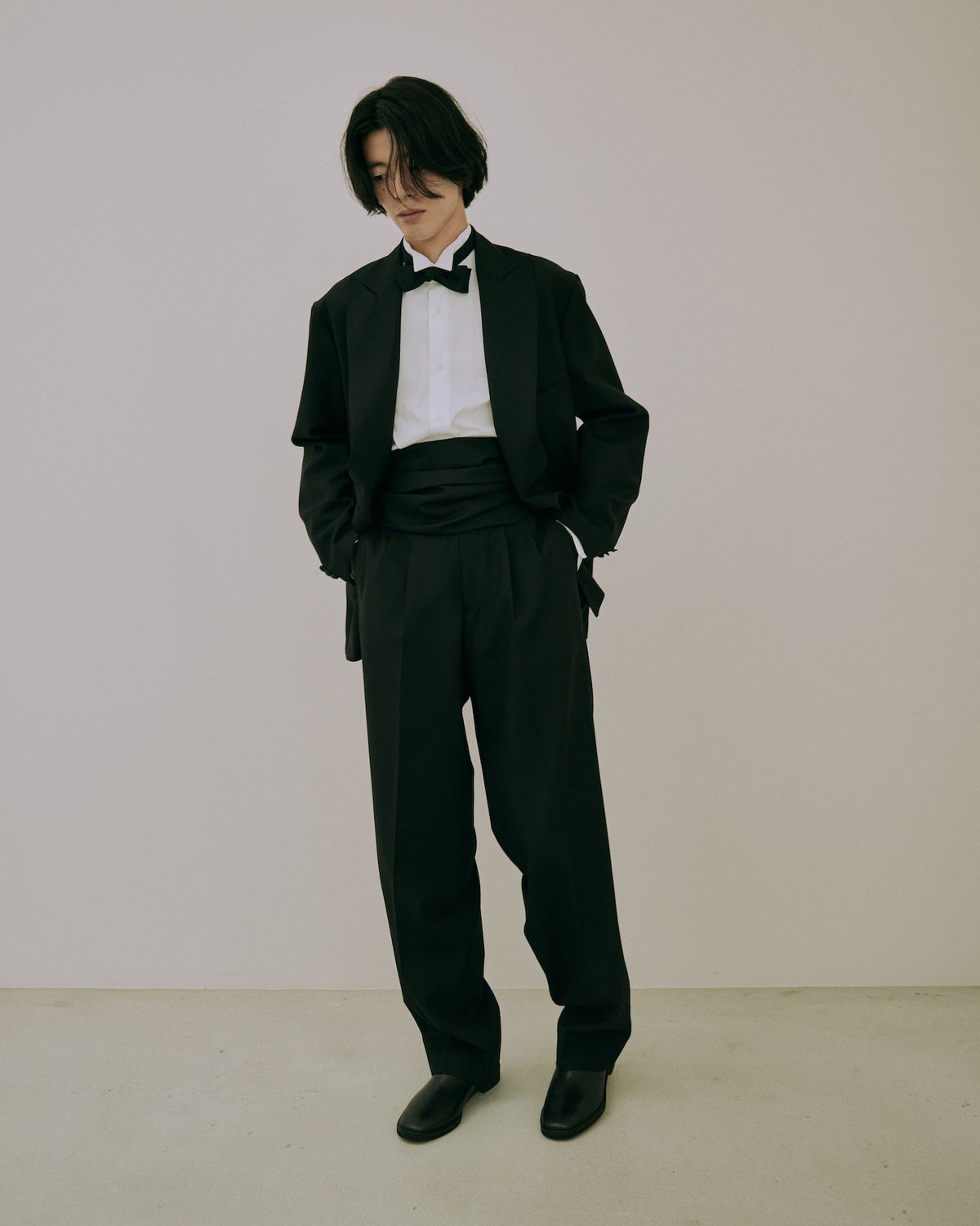 High-Twist Bishu Wool Cummerbund