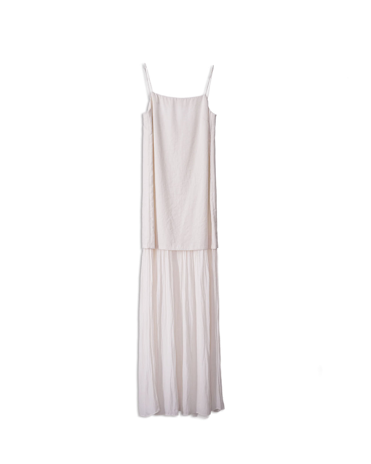Semi-Sheer Layered Gown