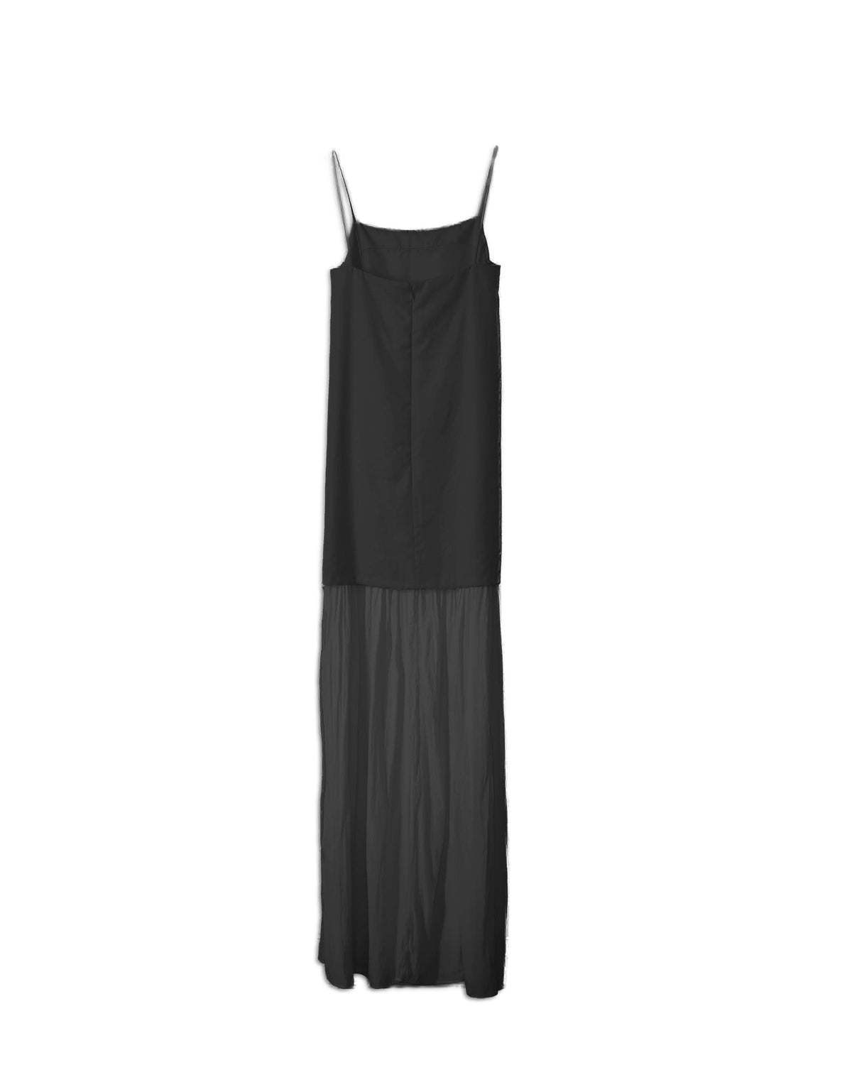 Semi-Sheer Layered Gown