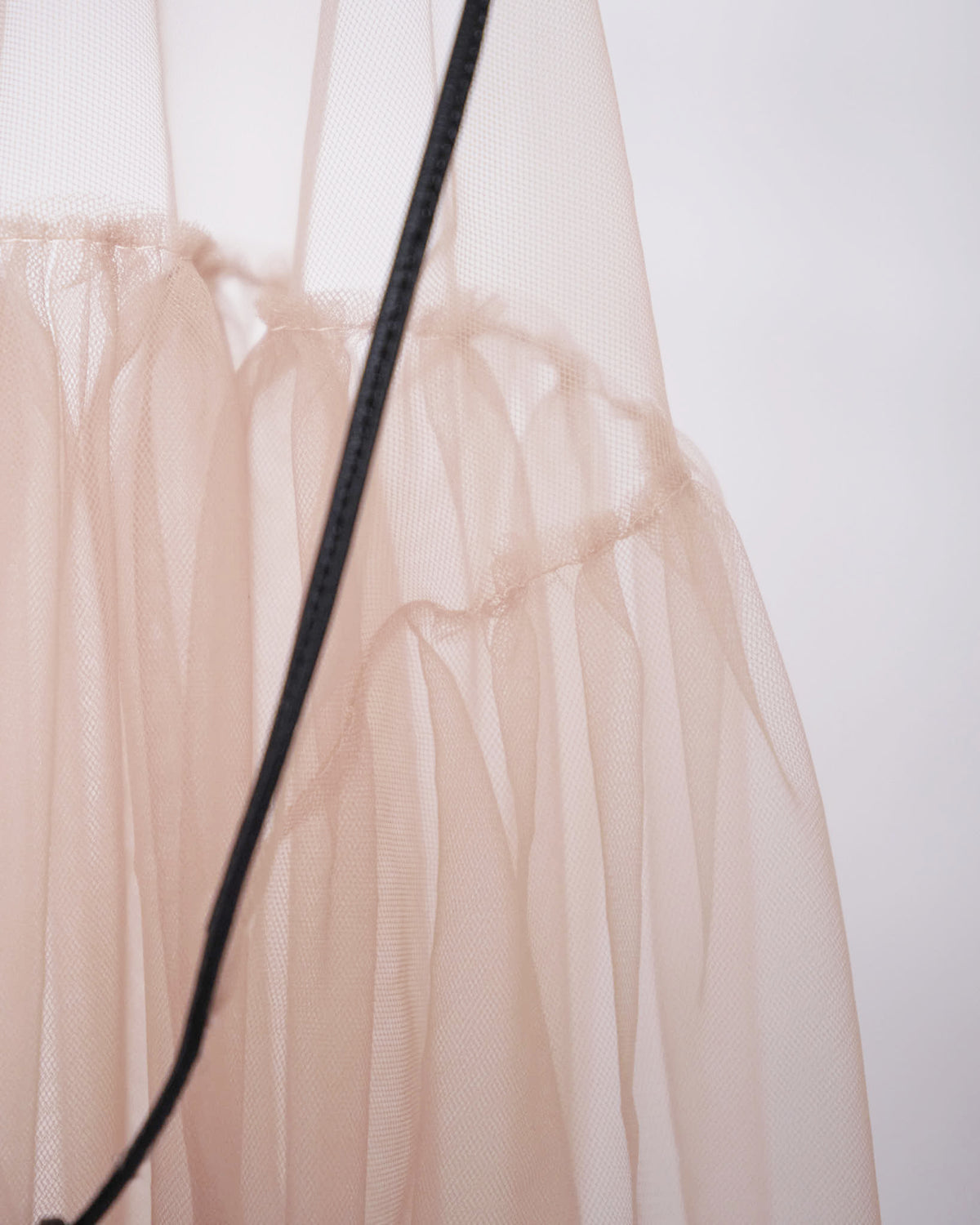 Tulle Back-Gathered Veil