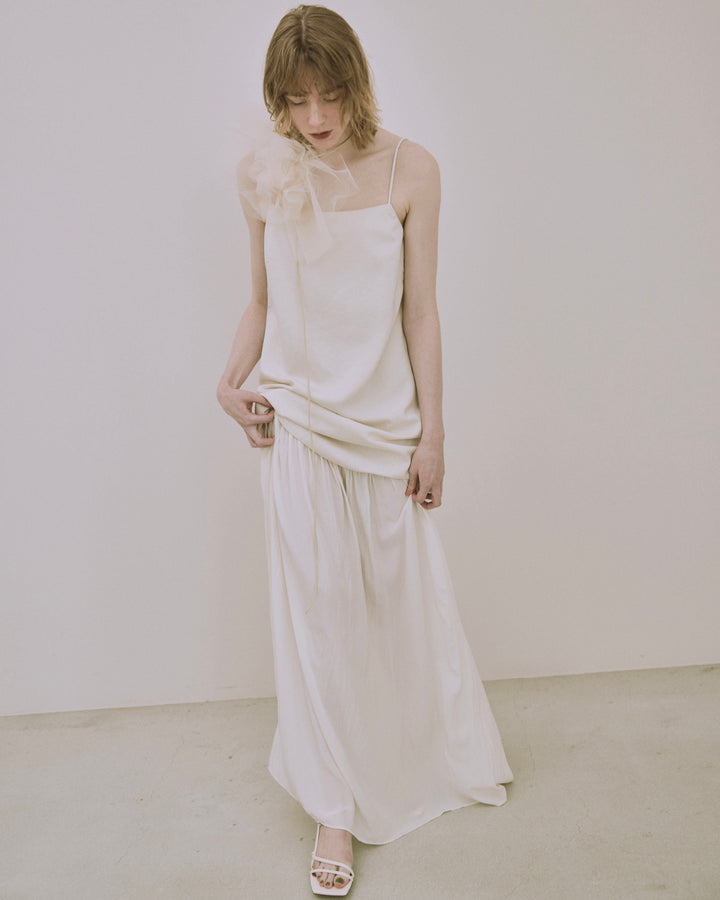Semi-Sheer Layered Gown