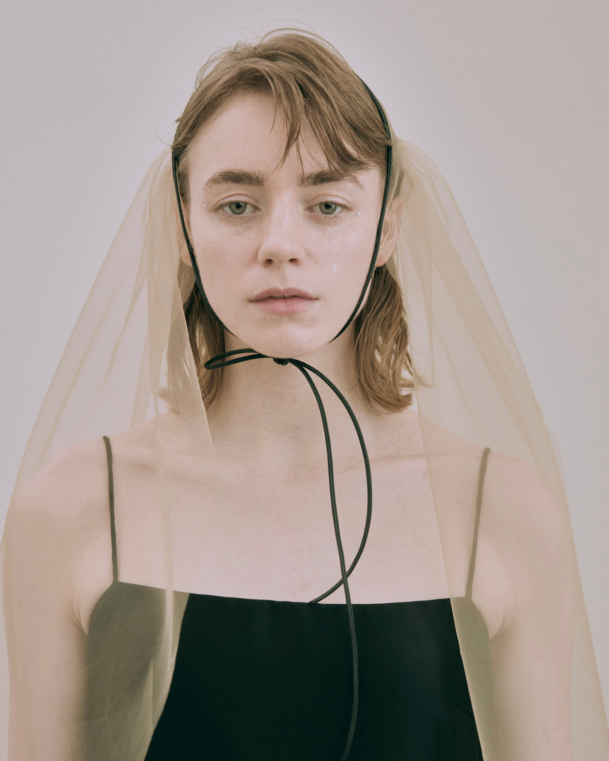 Tulle Back-Gathered Veil