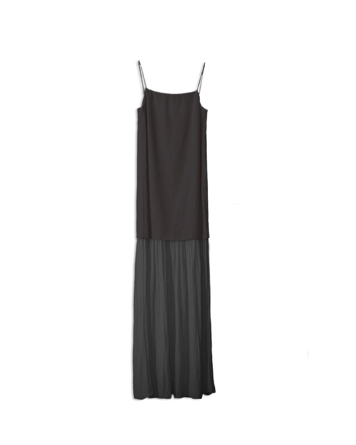 Semi-Sheer Layered Gown