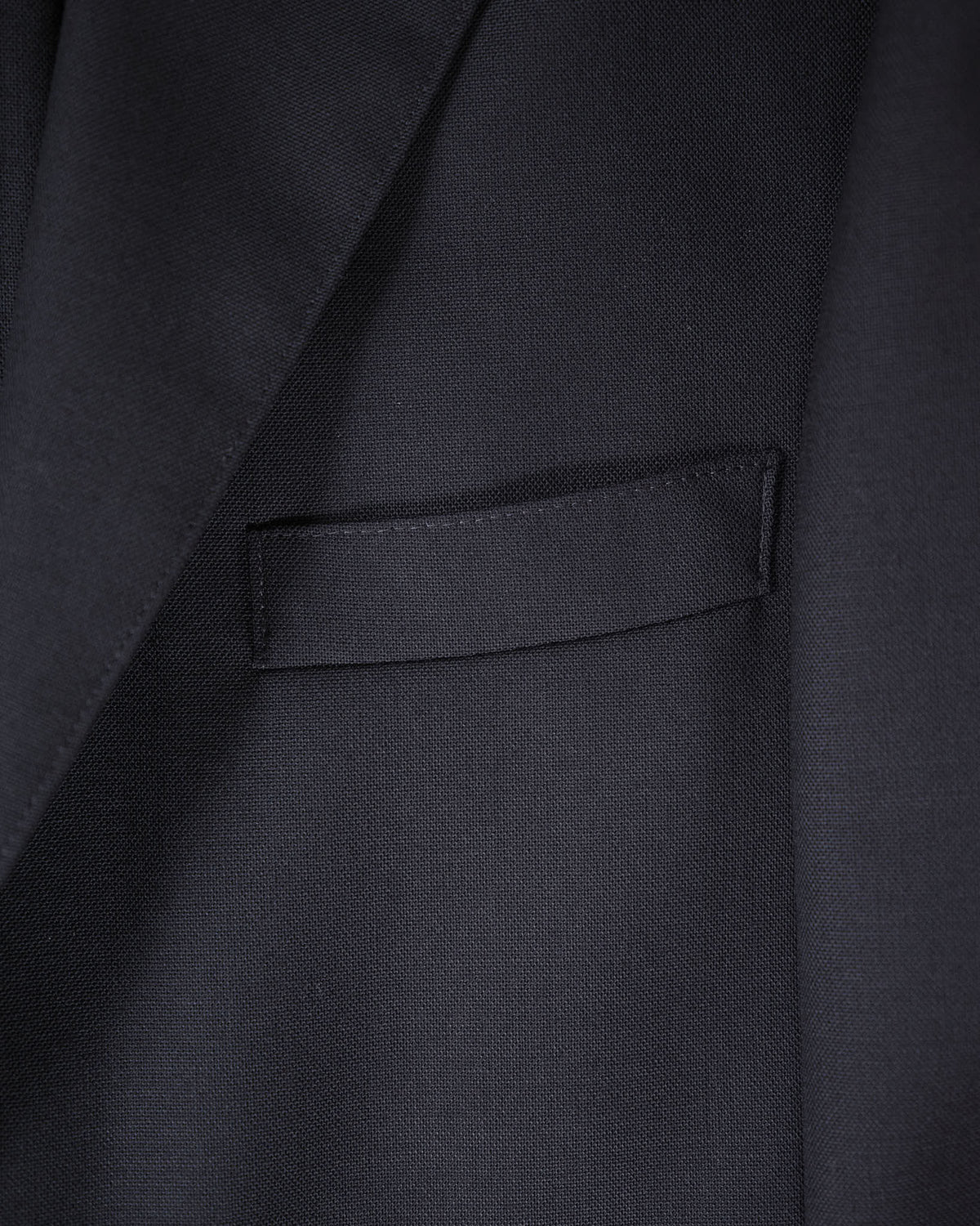 High-Twist Bishu Wool Single-Breasted Jacket