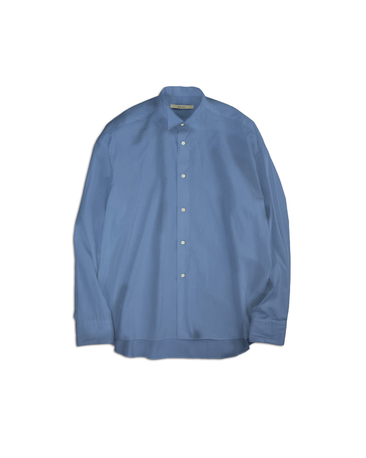 Suvin Giza Cotton Poplin Wing-Collar Shirt