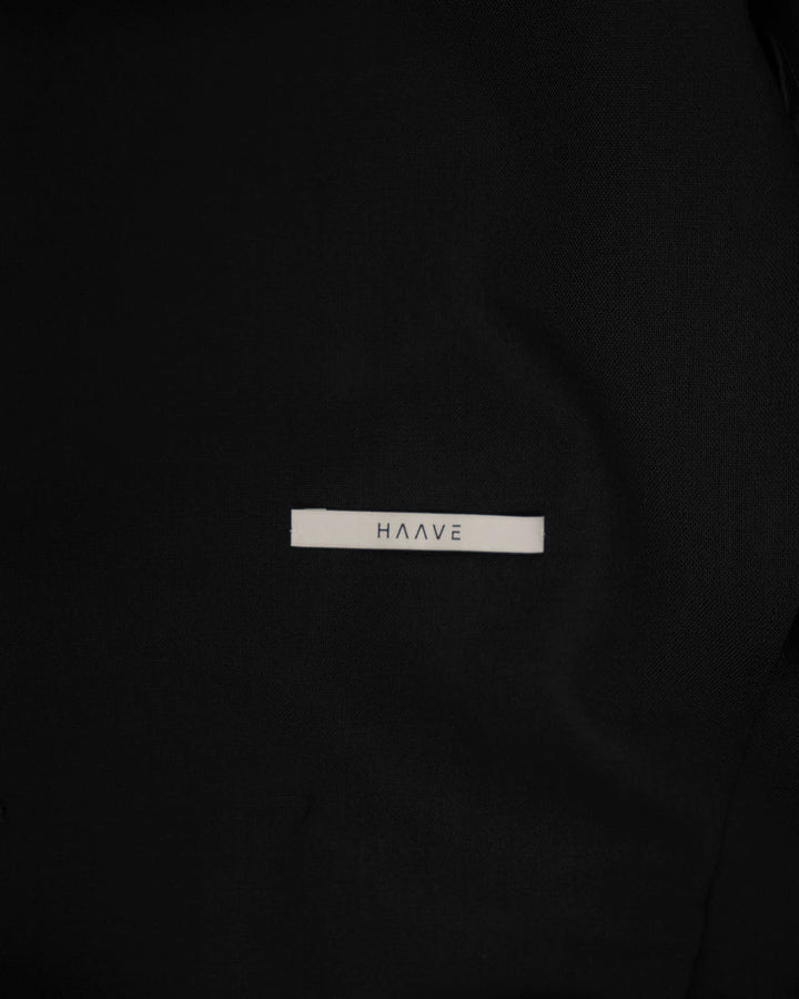 High-Twist Bishu Wool Double-Breasted Jacket
