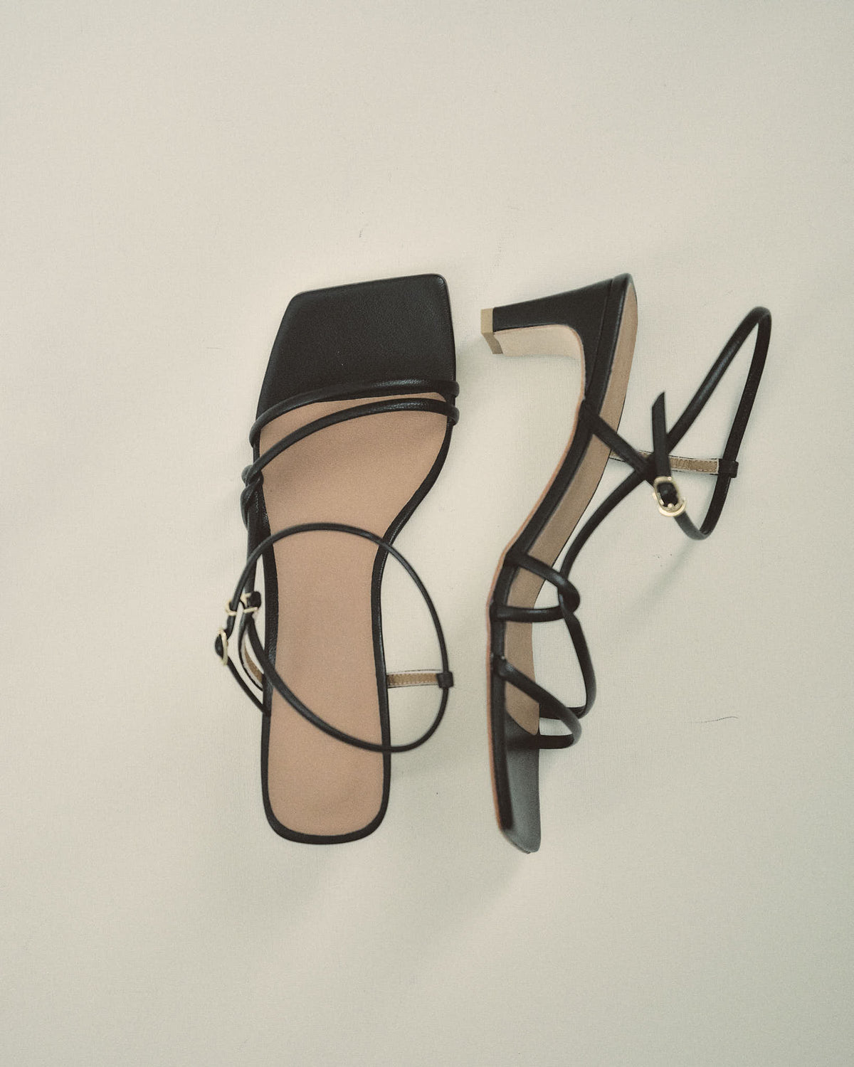 Narrow-Strap Sandals