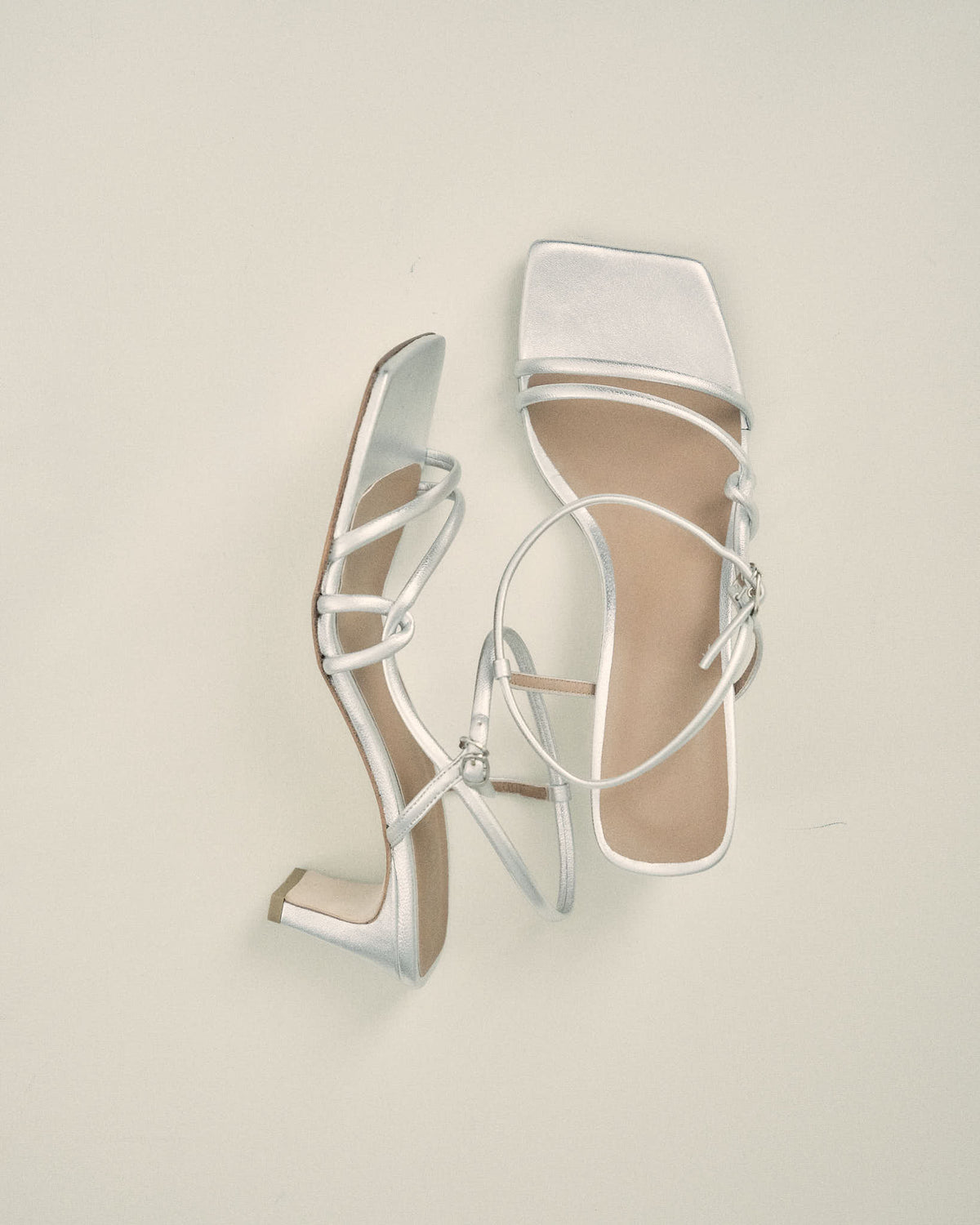Narrow-Strap Sandals