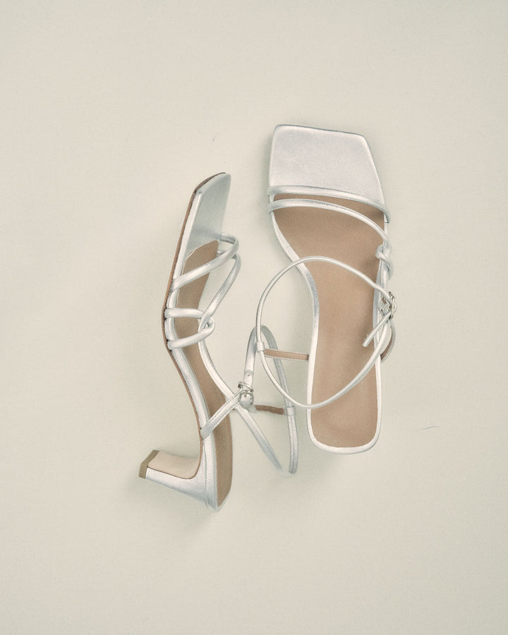 Narrow-Strap Sandals