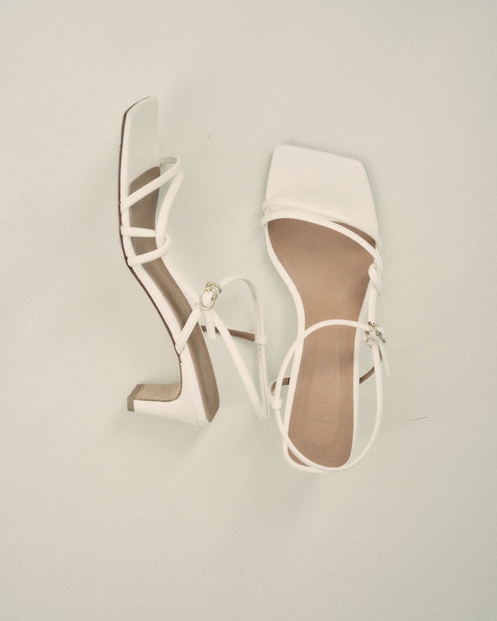 Narrow-Strap Sandals