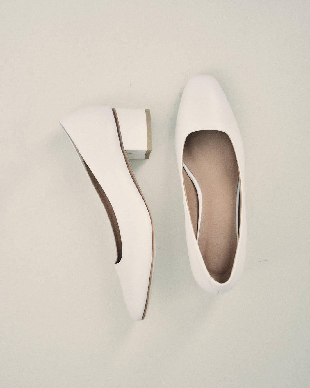 Semi-Square-Toe Pumps