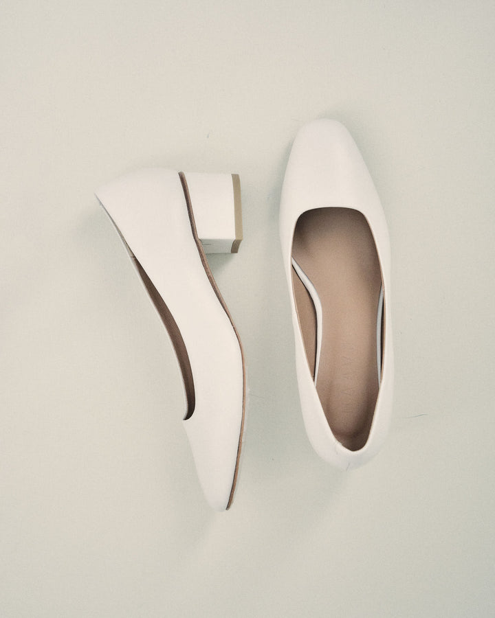 Semi-Square-Toe Pumps