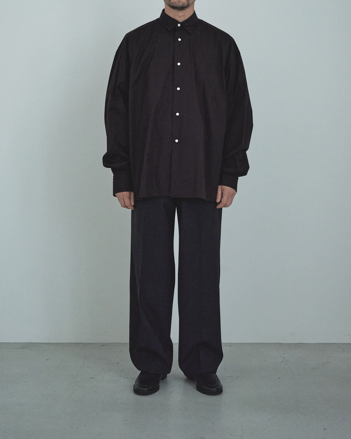 Suvin Giza Cotton Poplin Regular-Collar Shirt