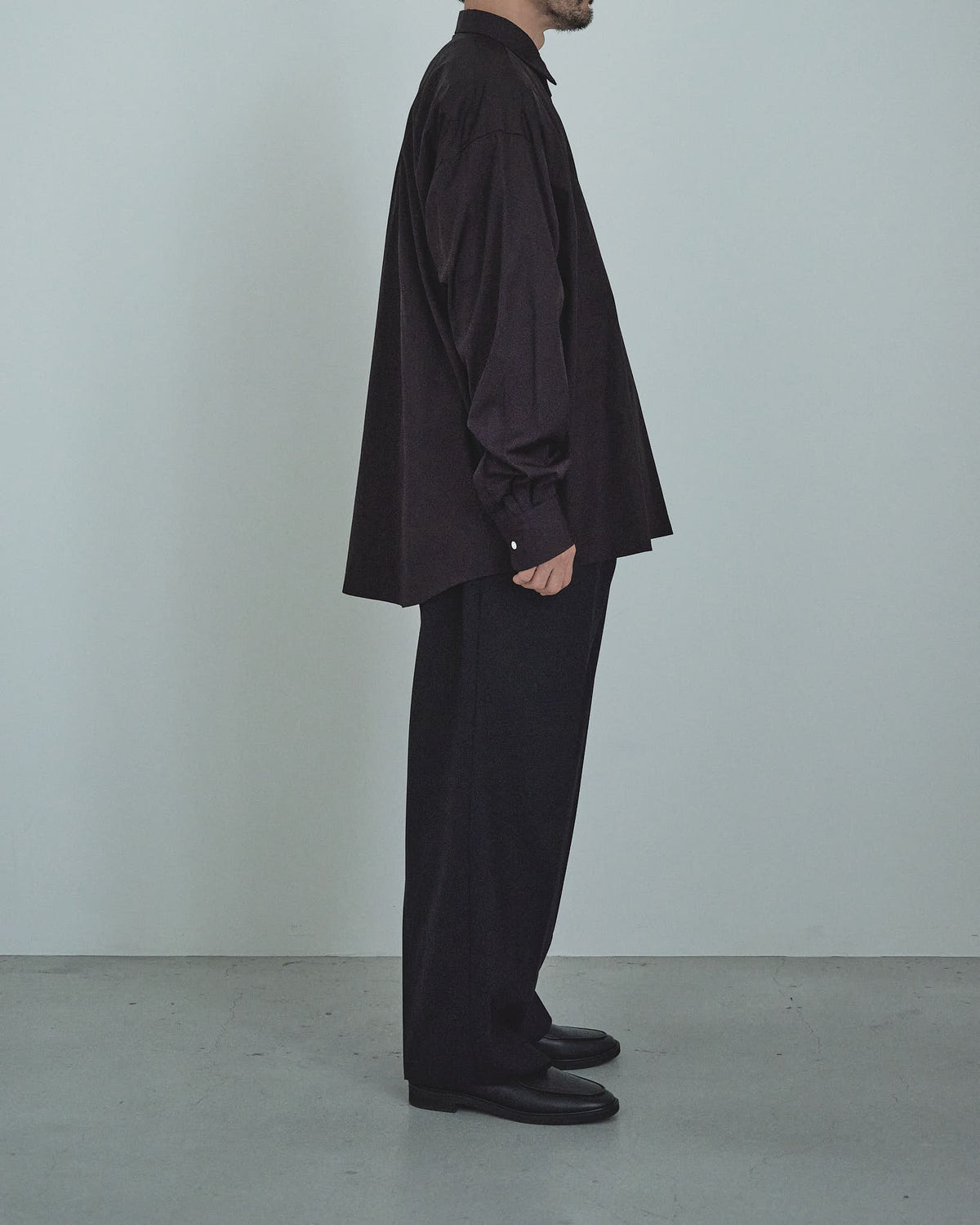 Suvin Giza Cotton Poplin Regular-Collar Shirt