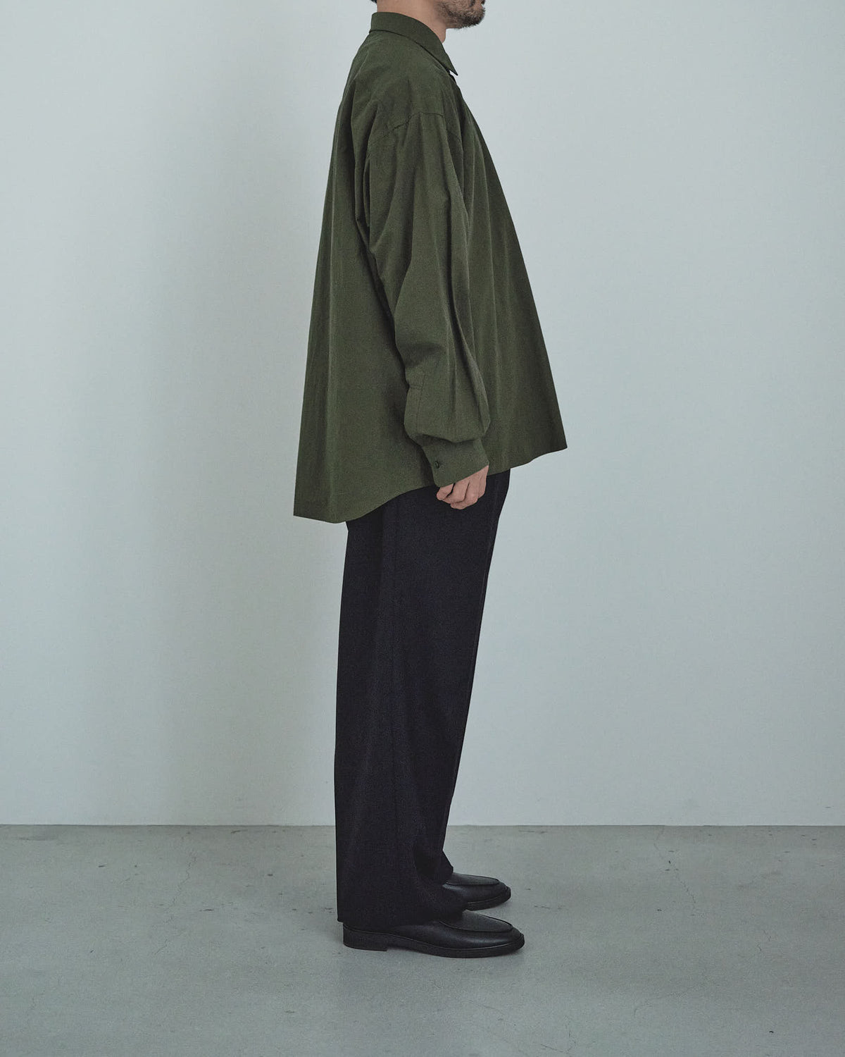 80/1 Cotton Typewriter Regular-Collar Shirt