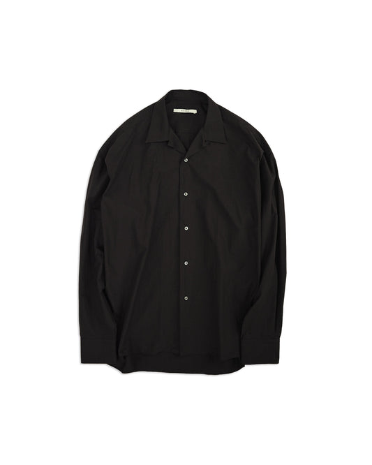 80/1 Cotton Typewriter Open-Collar Shirt