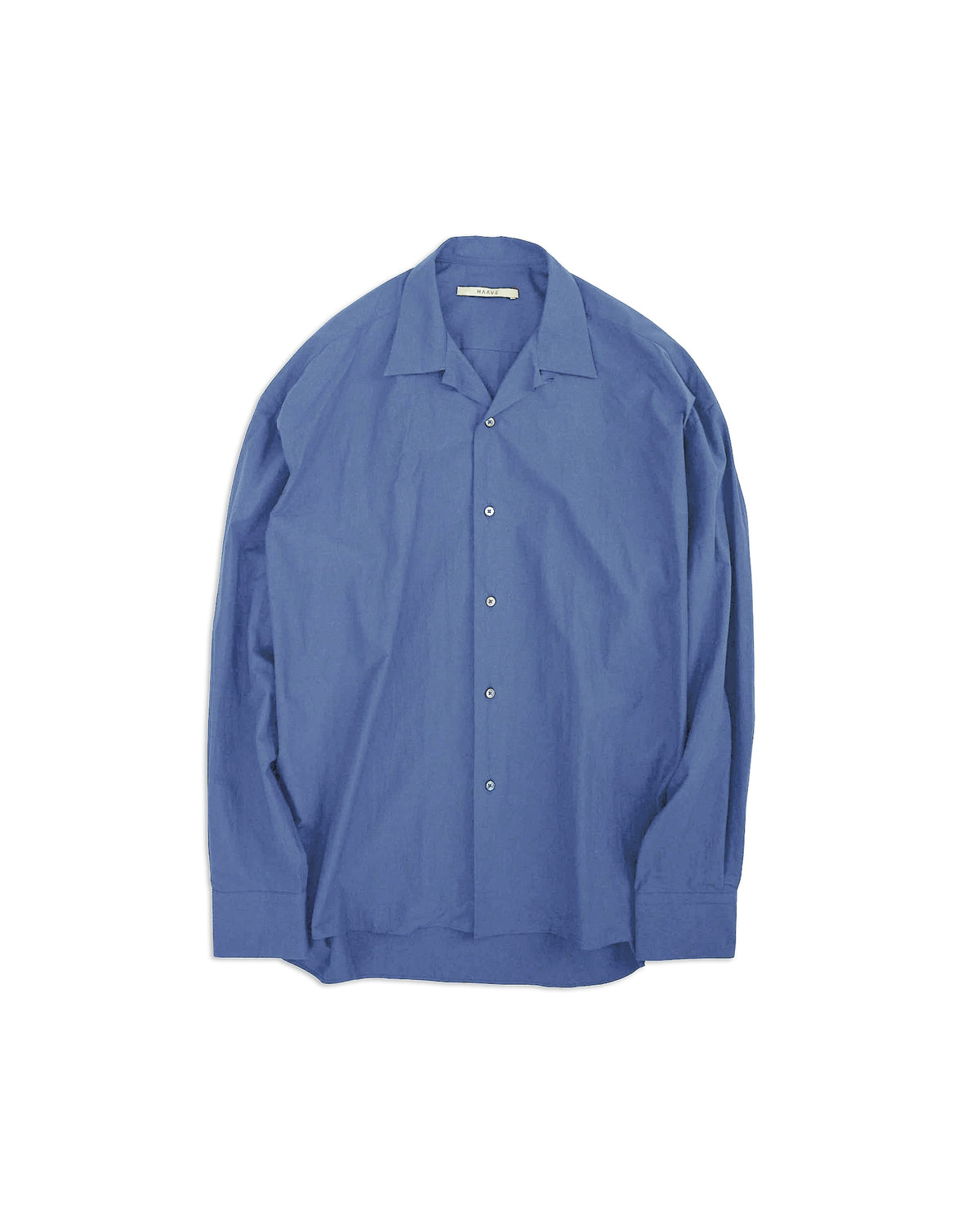 80/1 Cotton Typewriter Open-Collar Shirt