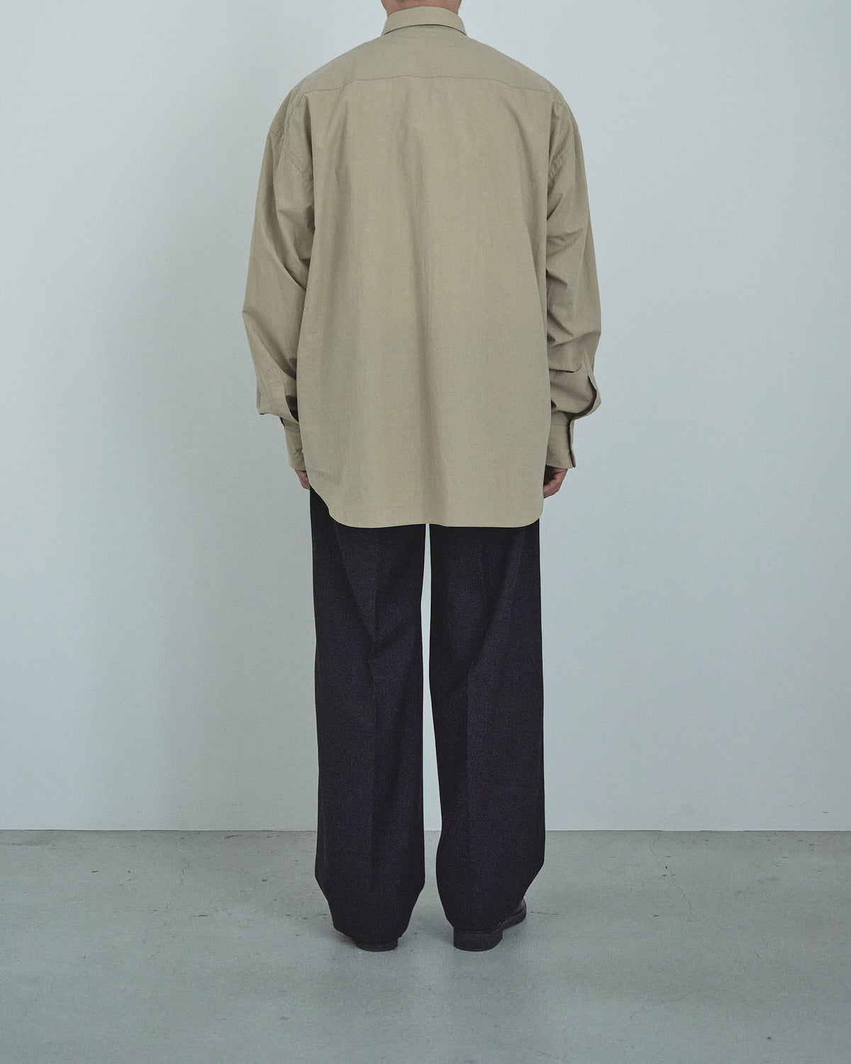 80/1 Cotton Typewriter Regular-Collar Shirt