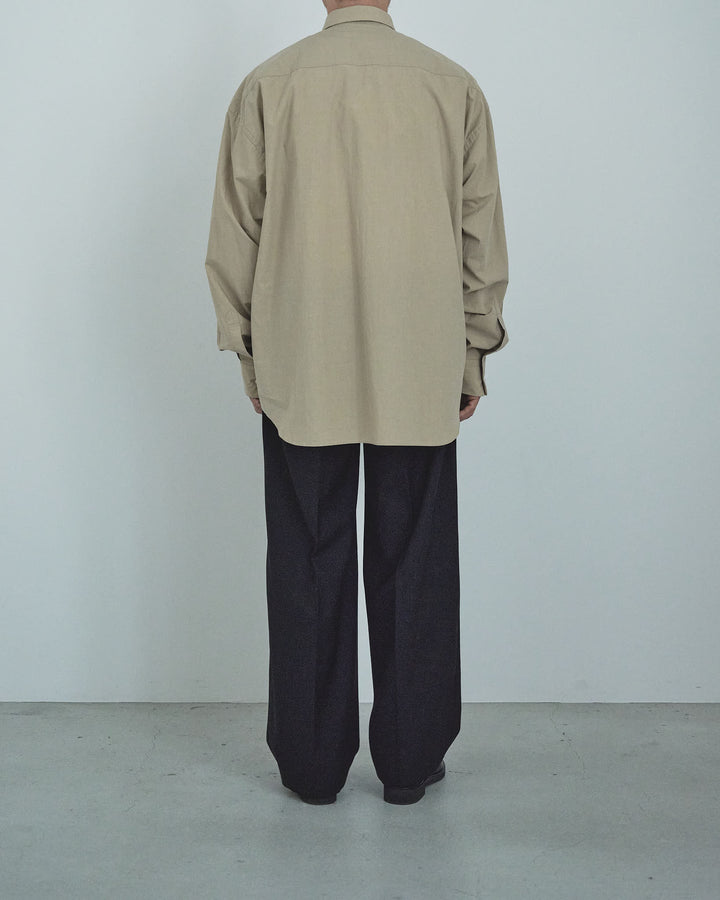 80/1 Cotton Typewriter Regular-Collar Shirt