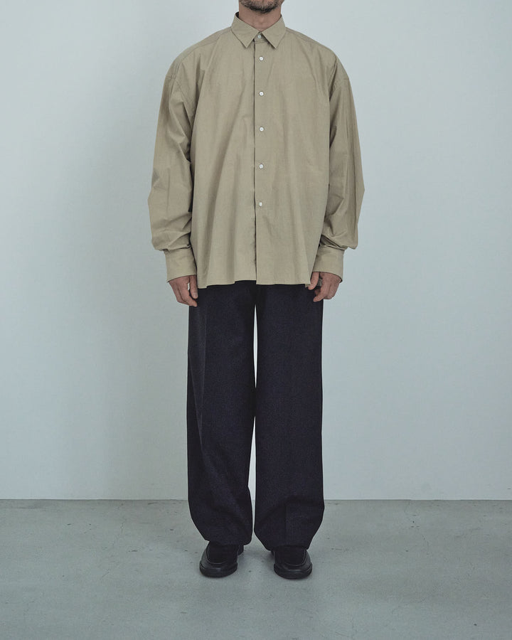80/1 Cotton Typewriter Regular-Collar Shirt