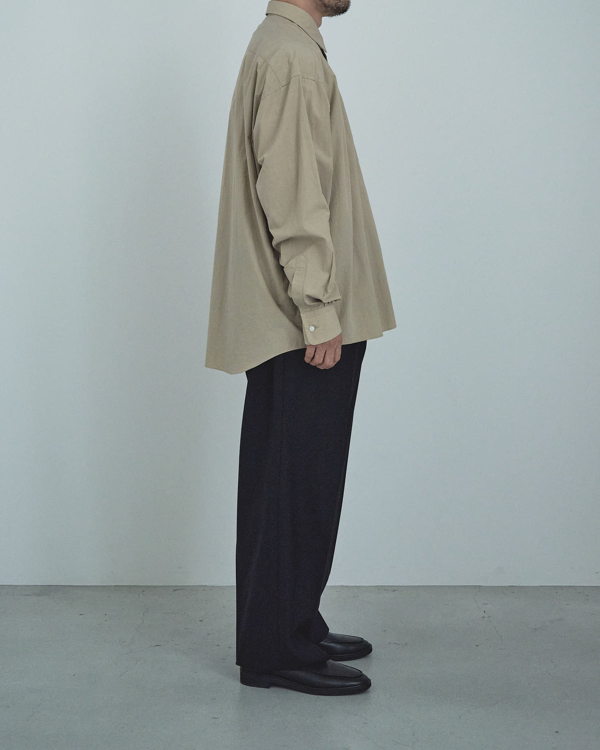 80/1 Cotton Typewriter Regular-Collar Shirt